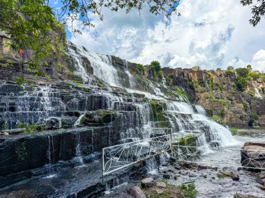 Dalat, Vietnam 'daki Pongour Şelalesi, Güney Doğu Asya