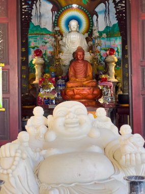 Da Nang, Vietnam 'daki Mermer Dağ Mağarası ve Tapınağı. Yüksek kalite fotoğraf