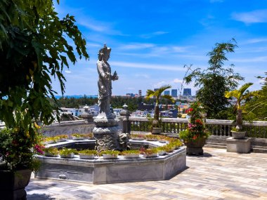 Da Nang, Vietnam 'daki Mermer Dağ Mağarası ve Tapınağı. Yüksek kalite fotoğraf