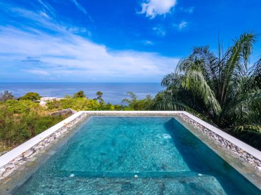 Phuket, Tayland, Güney Doğu Asya 'daki lüks Villa manzarası