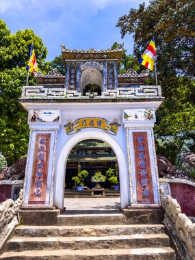 Da Nang, Vietnam 'daki Mermer Dağ Mağarası ve Tapınağı. Yüksek kalite fotoğraf