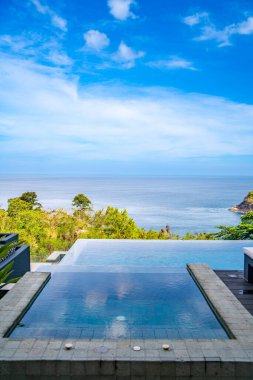 Phuket, Tayland, Güney Doğu Asya 'daki lüks Villa manzarası