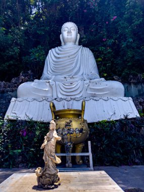Da Nang, Vietnam 'daki Mermer Dağ Mağarası ve Tapınağı. Yüksek kalite fotoğraf