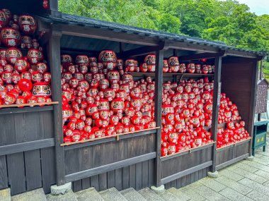 Katsuoji, the Temple of Daruma Dolls, Japan. High quality photo clipart