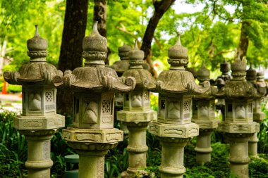 Katsuoji, Daruma Bebekleri Tapınağı, Japonya. Yüksek kalite fotoğraf