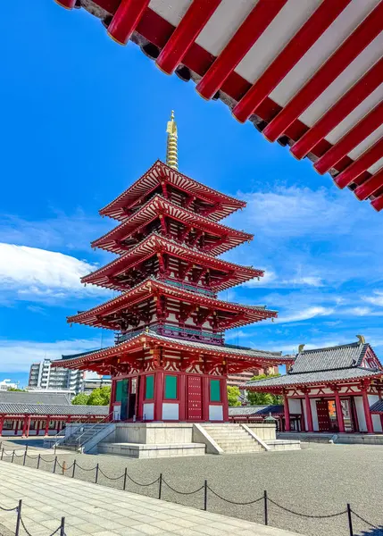 stock image Shitennoji temple in Osaka, Japan. High quality photo