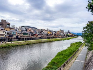 Hokan-ji Tapınağı, Yasaka Pagoda, Ninenzaka Caddesi, Kyoto, Japonya. Yüksek kalite fotoğraf