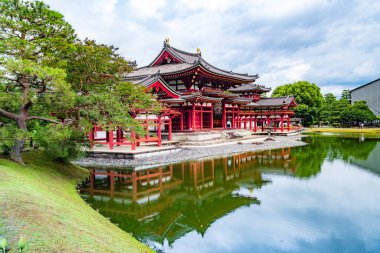 Japonya, Kyoto 'daki Byodo-in Tapınağı. Yüksek kalite fotoğraf