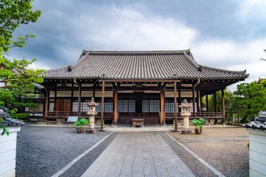 Japonya, Kyoto 'daki Byodo-in Tapınağı. Yüksek kalite fotoğraf