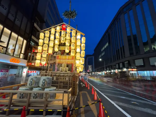 stock image Gion Matsuri Festival Yamahoko floats parade in Kyoto, Japan. High quality photo