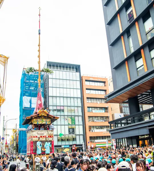 stock image Gion Matsuri Festival Yamahoko floats parade in Kyoto, Japan. High quality photo