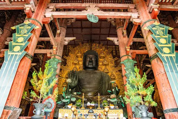 Nara, Japonya 'daki Todai-ji tapınağı. Yüksek kalite fotoğraf