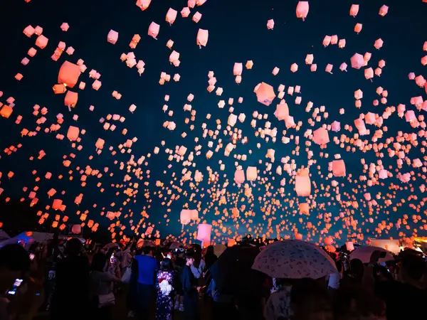 stock image tanabata sky lantern festival in Kyoto, Japan. High quality photo