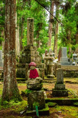 Okunoin Cemetery in Wakayama, Japan. High quality photo clipart