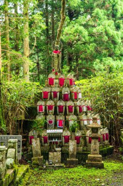 Okunoin Cemetery in Wakayama, Japan. High quality photo clipart