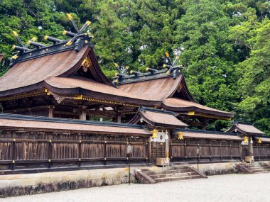 Yunomine onsen Yuzutsu, Wakayama, Japonya 'daki onsen köyü. Yüksek kalite fotoğraf