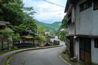 Yunomine onsen Yuzutsu, onsen village in Wakayama, Japan. High quality photo clipart