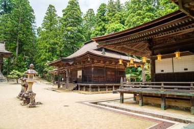 Koya 'daki Kongobu-ji tapınağı, Ito Bölgesi, Wakayama, Japonya. Yüksek kalite fotoğraf