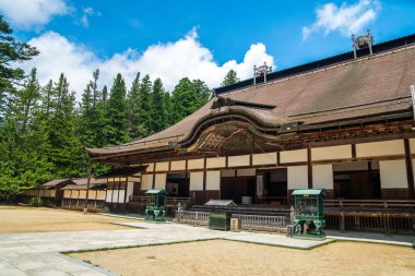 Koya 'daki Kongobu-ji tapınağı, Ito Bölgesi, Wakayama, Japonya. Yüksek kalite fotoğraf