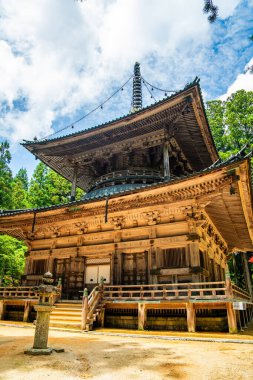 Koya 'daki Kongobu-ji tapınağı, Ito Bölgesi, Wakayama, Japonya. Yüksek kalite fotoğraf