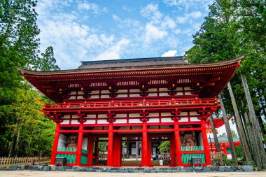 Koya 'daki Kongobu-ji tapınağı, Ito Bölgesi, Wakayama, Japonya. Yüksek kalite fotoğraf