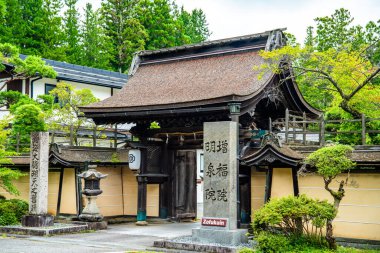 Koya 'daki Kongobu-ji tapınağı, Ito Bölgesi, Wakayama, Japonya. Yüksek kalite fotoğraf