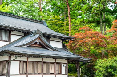Koya 'daki Kongobu-ji tapınağı, Ito Bölgesi, Wakayama, Japonya. Yüksek kalite fotoğraf