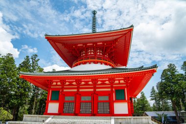 Koya 'daki Kongobu-ji tapınağı, Ito Bölgesi, Wakayama, Japonya. Yüksek kalite fotoğraf