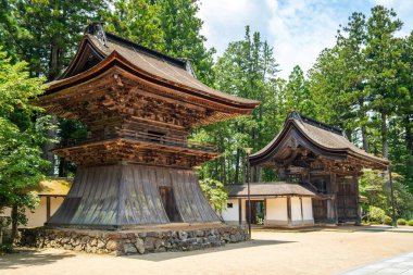 Koya 'daki Kongobu-ji tapınağı, Ito Bölgesi, Wakayama, Japonya. Yüksek kalite fotoğraf
