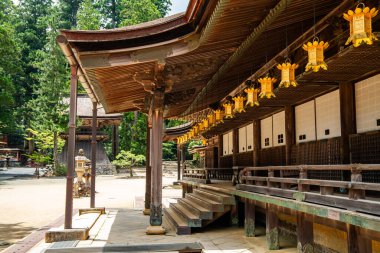Koya 'daki Kongobu-ji tapınağı, Ito Bölgesi, Wakayama, Japonya. Yüksek kalite fotoğraf