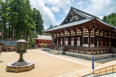 Koya 'daki Kongobu-ji tapınağı, Ito Bölgesi, Wakayama, Japonya. Yüksek kalite fotoğraf