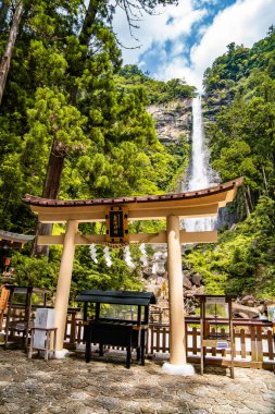 Higashimuro Bölgesi, Wakayama, Japonya 'da Nachi şelalesi