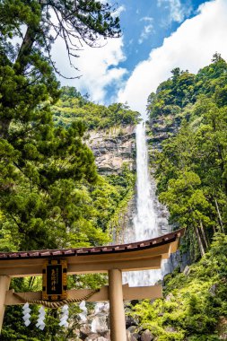 Higashimuro Bölgesi, Wakayama, Japonya 'da Nachi şelalesi