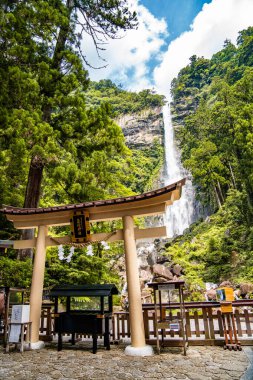 Nachi waterfall in Higashimuro District, Wakayama, Japan clipart