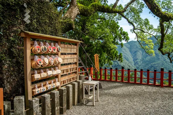 Japonya, Wakayama 'daki Kumano Nachi Taisha tapınağı. Yüksek kalite fotoğraf