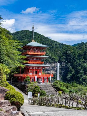 Seiganto-ji temple near Nachi WaterFall in Wakayama, Japan. clipart