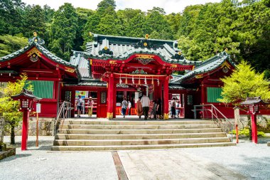 Kuzuryu Tapınağı Shingu, Hakone, Ashigarashimo, Kanagawa, Japonya. Yüksek kalite fotoğraf