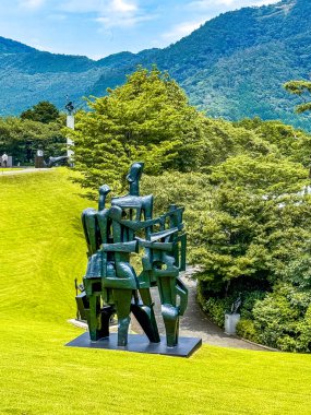 Hakone, Japonya 'da Hakone Açık Hava Müzesi. Yüksek kalite fotoğraf