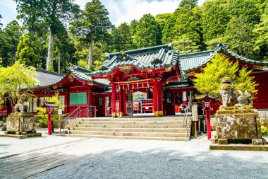 Kuzuryu Tapınağı Shingu, Hakone, Ashigarashimo, Kanagawa, Japonya. Yüksek kalite fotoğraf