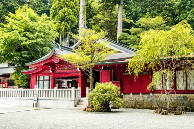 Kuzuryu Tapınağı Shingu, Hakone, Ashigarashimo, Kanagawa, Japonya. Yüksek kalite fotoğraf