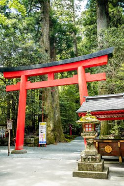 Kuzuryu Tapınağı Shingu, Hakone, Ashigarashimo, Kanagawa, Japonya. Yüksek kalite fotoğraf