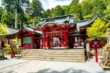 Kuzuryu Tapınağı Shingu, Hakone, Ashigarashimo, Kanagawa, Japonya. Yüksek kalite fotoğraf