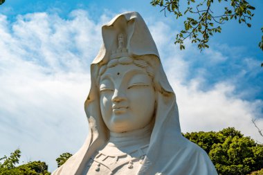 Ofuna Kannon ji büyük budha lideri 1 Kamakura, Kanagawa, Japonya 'da. Yüksek kalite fotoğraf