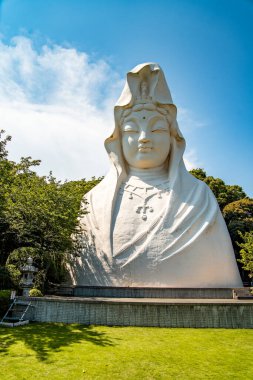 Ofuna Kannon ji büyük budha lideri 1 Kamakura, Kanagawa, Japonya 'da. Yüksek kalite fotoğraf