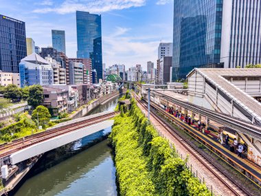 Ochanomizu Station in Chiyoda City, Tokyo, Japan. High quality photo clipart