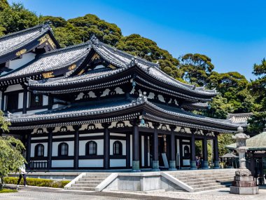 Hasedera temple in Kamakura, Japan. High quality photo clipart