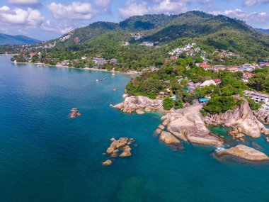 Büyükbaba ve büyükanne Kayalar, Hin Ta Hin Yai, Koh Samui adasında, Tayland, Güneydoğu Asya