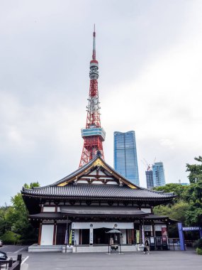 Zojoji Enkodaishido temple in Tokyo, Japan. High quality photo clipart