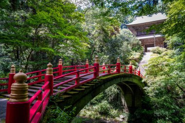 Otawara 'daki Unganji tapınağı, Tochigi, Japonya. Yüksek kalite fotoğraf
