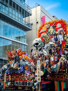 Hachinohe Sansha Taisai festivali, Ağustos 2024, Aomori, Japonya. Yüksek kalite fotoğraf
